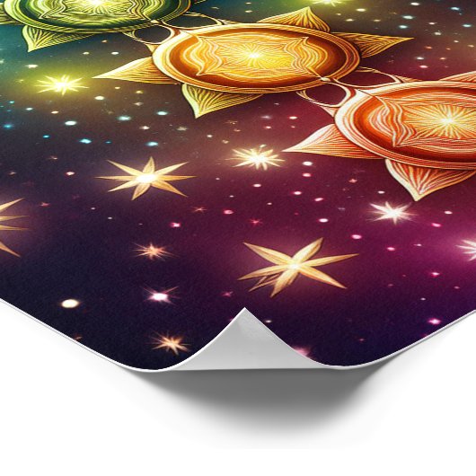 カラフルチャクラ ポスター (角)