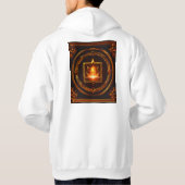 カラフルチャクラTシャツ パーカ (裏面)