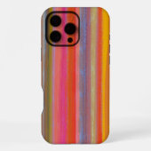 カラフルチャコールボホストライプ iPhoneケース (裏面)