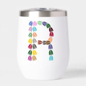カラフルチューリップのイニシャル「R」 (正面)