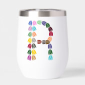 カラフルチューリップのイニシャル「R」 (背面)