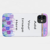 カラフルチューリ縁どップ Case-Mate iPhoneケース (裏面(横))