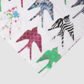 カラフルツバお洒落メの鳥の型 薄葉紙 (詳細)