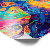 カラフルツリーオブライフレインボーセレニティ自然アート フォトプリント            (角)