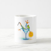 カラフルツリーフロッグカクテルグラス コーヒーマグカップ (中央)