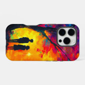 カラフルツリー オブ ラブ iPhoneケース (裏面横)