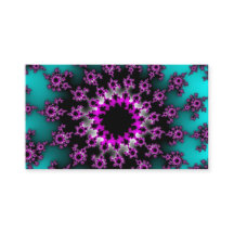 カラフルティール（緑がかった色）と黒い目