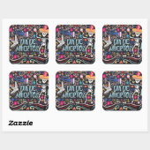 カラフルディアデロスムエルトス |ステッカー スクエアシール (シート)