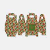 カラフルデイジーの花パーソナライズされた フェイバーボックス (折り畳みなし)