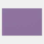 カラフルデイジースクウェア抽象芸術アートグリーンパープル ラッピングペーパーシート (正面2)