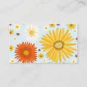 カラフルデイジーソフトブルー 名刺 (正面)