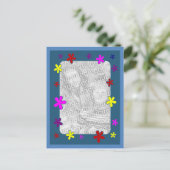 カラフルデイジーフラワーズ ポストカード (スタンド正面)