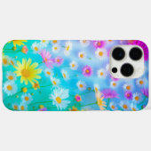 カラフルデイジーフラワーフィールドアート Case-Mate iPhoneケース (裏面 (横))