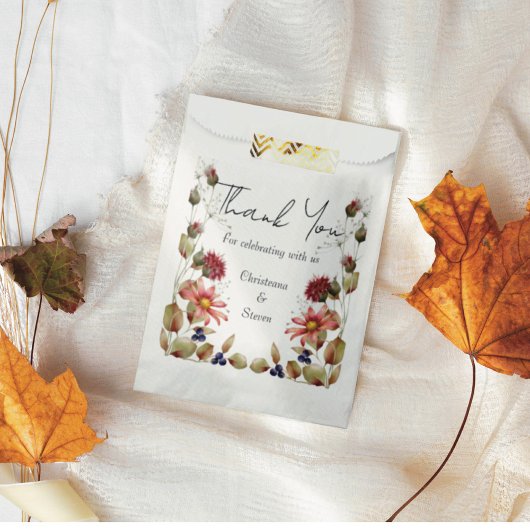 カラフルデイジーワイルドフラワー水彩フローラ フェイバーバッグ