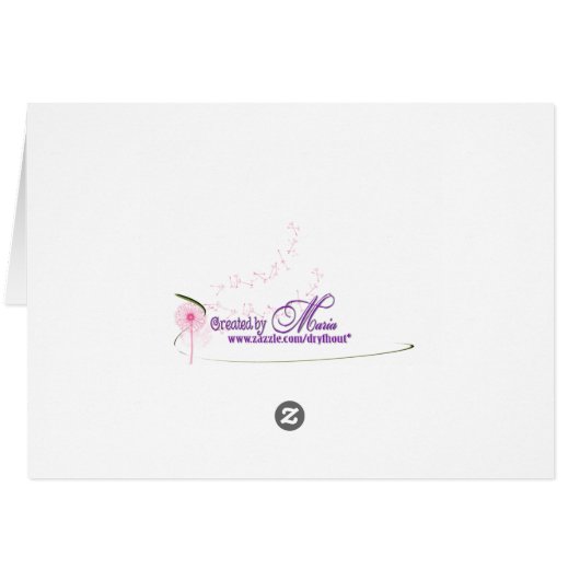 カラフルデイジー誕生日 (裏面横)