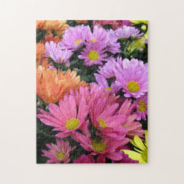 カラフルデイジー ジグソーパズル