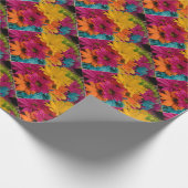 カラフルデイジー ラッピングペーパー (角)