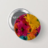 カラフルデイジー 缶バッジ (正面&裏面)