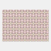 カラフルデザインのカスタマイズ可能な背景 ラッピングペーパーシート (正面)