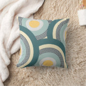 カラフルデザインの水玉模様 クッション (ブランケット)