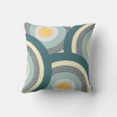 カラフルデザインの水玉模様 クッション (裏面)