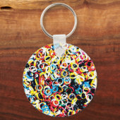 カラフルデザイン キーホルダー (正面)