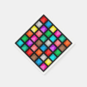 カラフルデザイン スタンダードカクテルナプキン (角)