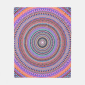 カラフルデザイン フリースブランケット (正面)