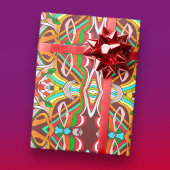 カラフルデザイン ラッピングペーパー