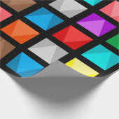 カラフルデザイン ラッピングペーパー (角)