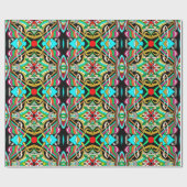 カラフルデザイン ラッピングペーパー (フラット)