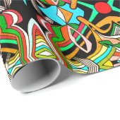 カラフルデザイン ラッピングペーパー (ロールコーナー)