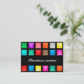 カラフルデザイン 名刺 (スタンド正面)