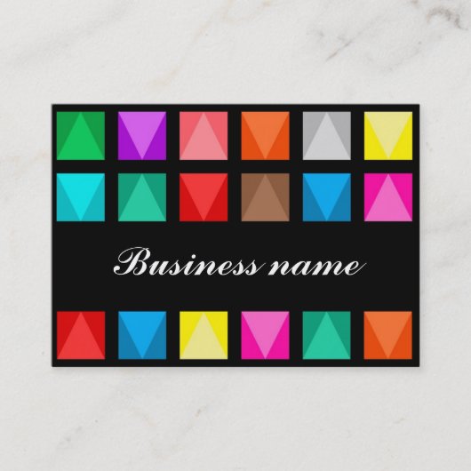 カラフルデザイン 名刺 (正面)