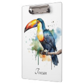 カラフルトゥーカンの枝の上に座る クリップボード (左)