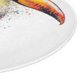 カラフルトゥーカンインポインティリズムスタイル カッティングボード (角)