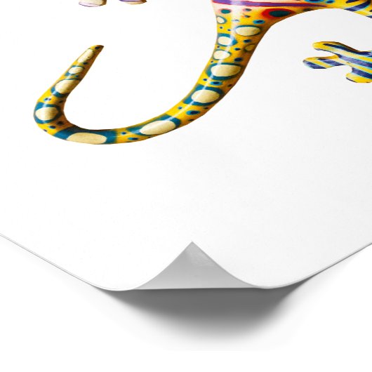 カラフルトカゲ ポスター (角)