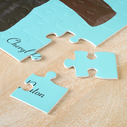 カラフルトカン絵画バードズ写真パズル ジグソーパズル (側面)