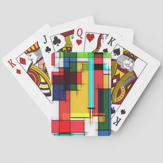 カラフルトランプのモダン色 トランプ (裏面)