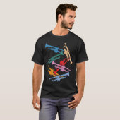 カラフルトランペット Tシャツ (正面フル)