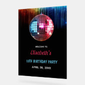 カラフルトレンディーのダブルデジットの時代誕生日 アクリルサイン (傾斜)