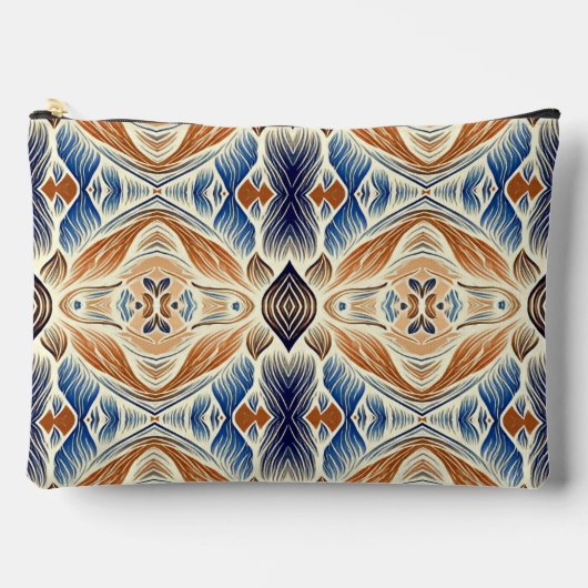 カラフルトレンディークラシック化粧品用パウチ アクセサリーポーチ (正面)