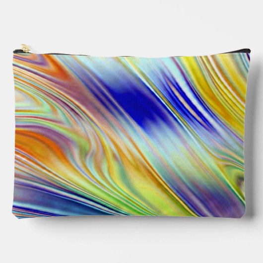 カラフルトレンディークラシック化粧品用パウチ アクセサリーポーチ (正面)