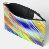 カラフルトレンディークラシック化粧品用パウチ アクセサリーポーチ (見開き)