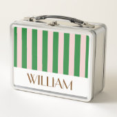 カラフルトレンディーグパーソナライズされたリーギフトテンプレート メタルランチボックス (正面)