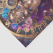 カラフルトレンディーステームパンクデクページティッシュペーパー 薄葉紙 (詳細)