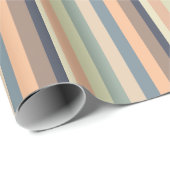 カラフルトレンディーストライプ誕生日 ラッピングペーパー (ロールコーナー)