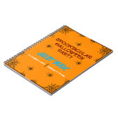 カラフルトレンディーハロウィン不気味パーティー ノートブック (左側)