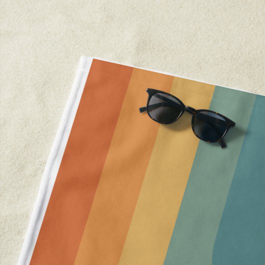 カラフルトレンディー結婚ギフトビーチタオル ビーチタオル (インサイチュ)