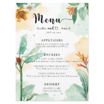 カラフルトロピカルフラワーのウェディング